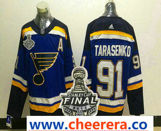Vladimir Tarasenko St. Louis Blues blue jersey