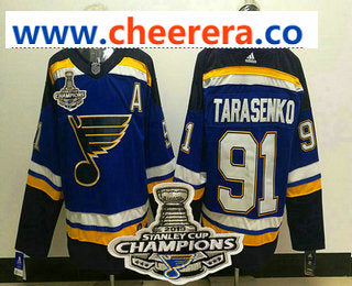 Vladimir Tarasenko St. Louis Blues blue jersey