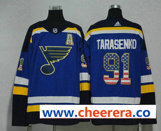 Vladimir Tarasenko St. Louis Blues blue jersey