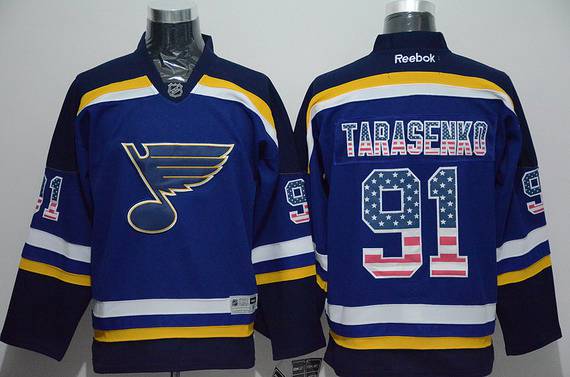 Vladimir Tarasenko Reebok St. Louis Blues blue Fashion jersey