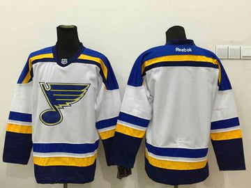 Custom St. Louis Blues white jersey