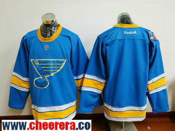 Custom St. Louis Blues blue Winter Classic jersey