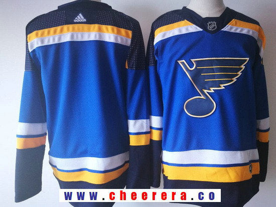 Custom St. Louis Blues blue Home jersey