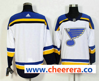 Custom St. Louis Blues white jersey