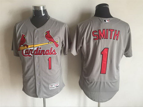 Ozzie Smith St. Louis Cardinals gray Road jersey