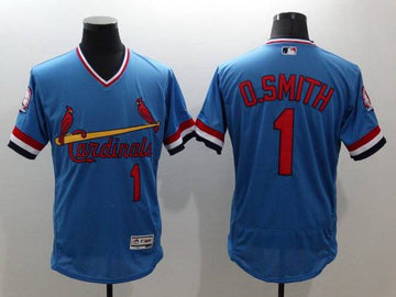 Ozzie Smith St. Louis Cardinals blue jersey
