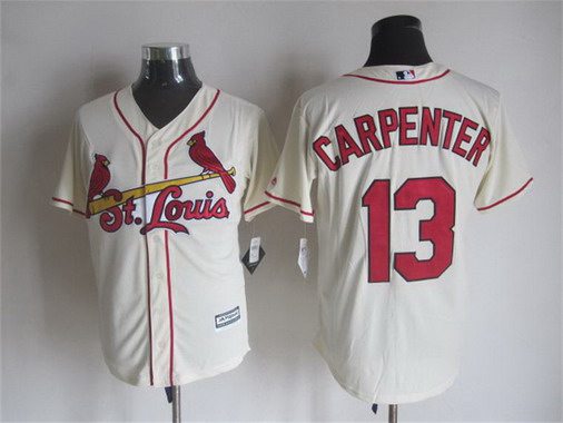 Matt Carpenter St. Louis Cardinals cream Alternate jersey
