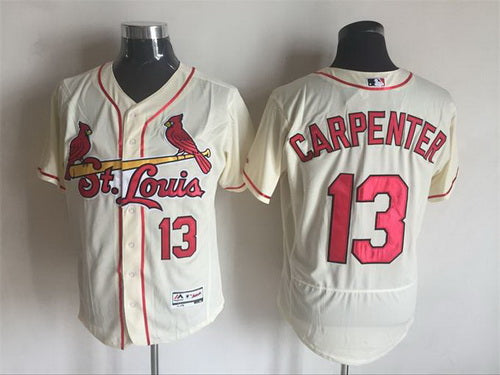 Matt Carpenter St. Louis Cardinals cream jersey