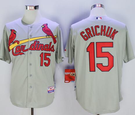 Randal Grichuk St. Louis Cardinals gray Road jersey