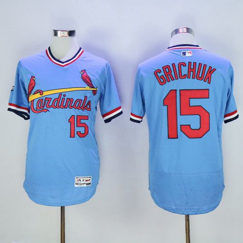 Randal Grichuk St. Louis Cardinals blue jersey