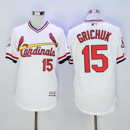 Randal Grichuk St. Louis Cardinals white jersey