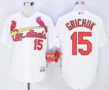 Randal Grichuk St. Louis Cardinals white jersey
