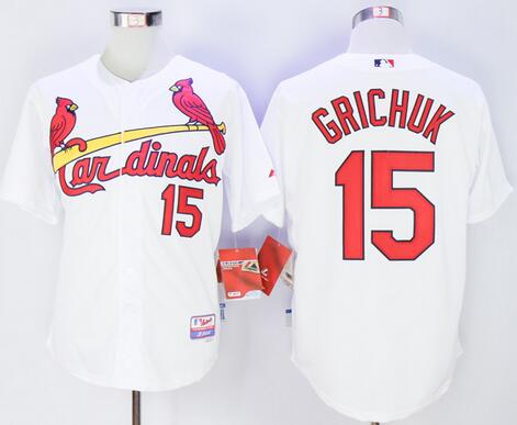 Randal Grichuk St. Louis Cardinals white jersey