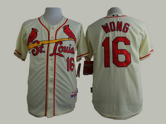 Kolten Wong St. Louis Cardinals cream jersey
