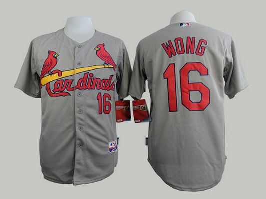Kolten Wong St. Louis Cardinals gray jersey