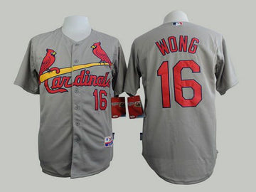 Kolten Wong St. Louis Cardinals gray jersey