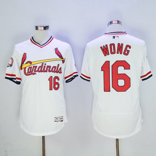 Kolten Wong St. Louis Cardinals white jersey