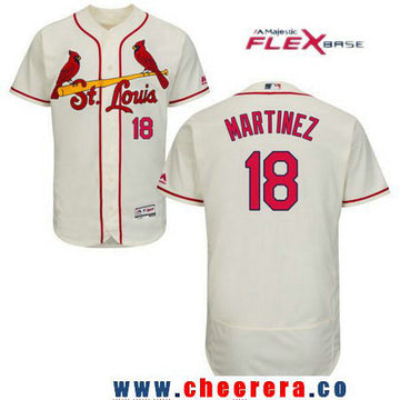 Carlos Martinez St. Louis Cardinals cream jersey