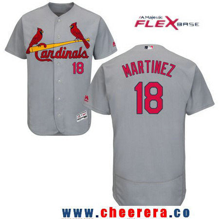 Carlos Martinez St. Louis Cardinals gray Road jersey