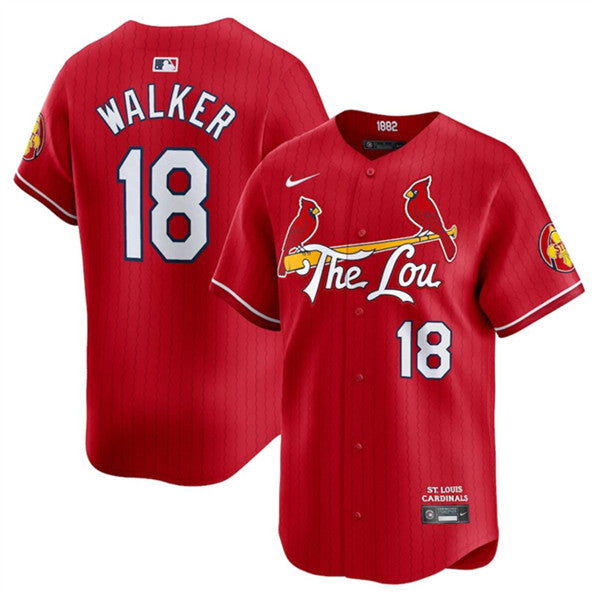 Jordan Walker St. Louis Cardinals red City Connect jersey
