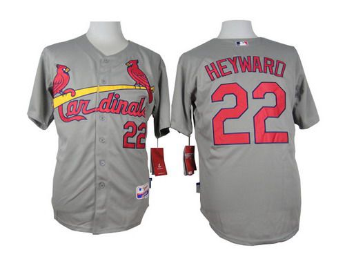 Jason Heyward St. Louis Cardinals gray jersey