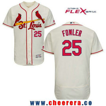 Dexter Fowler St. Louis Cardinals cream jersey