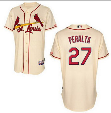 Jhonny Peralta St. Louis Cardinals cream jersey