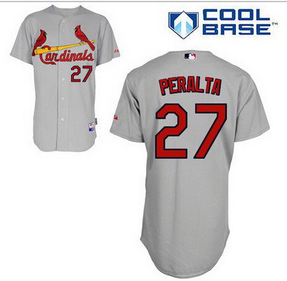Jhonny Peralta St. Louis Cardinals gray jersey