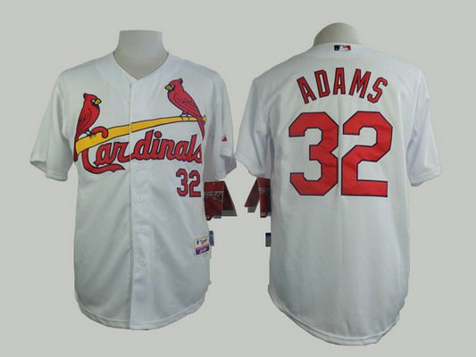 Matt Adams St. Louis Cardinals white jersey