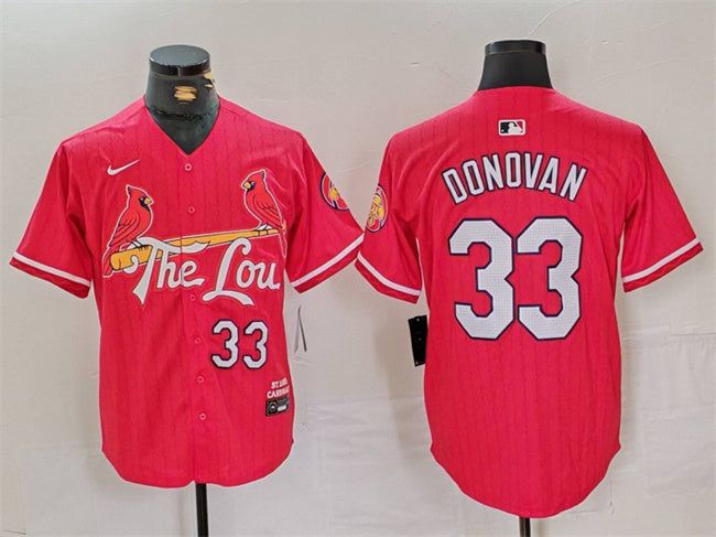 Brendan Donovan St. Louis Cardinals red City Connect jersey