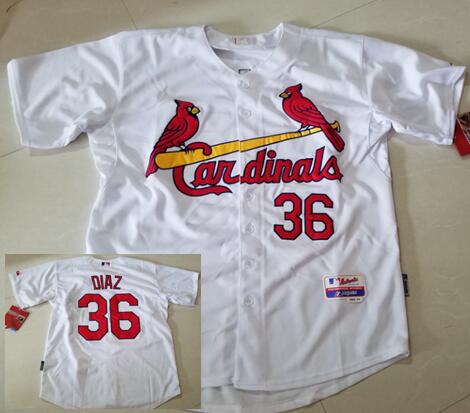 Aledmys Diaz St. Louis Cardinals white Home jersey