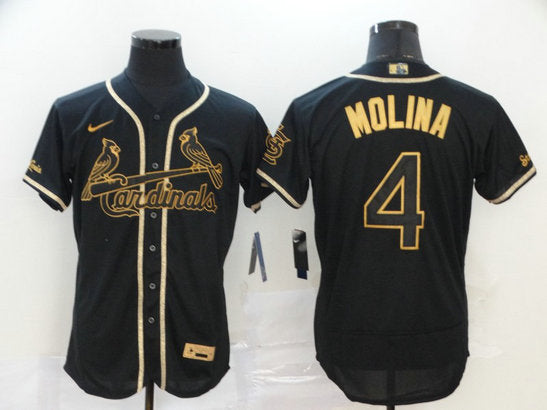 Yadier Molina St. Louis Cardinals black jersey