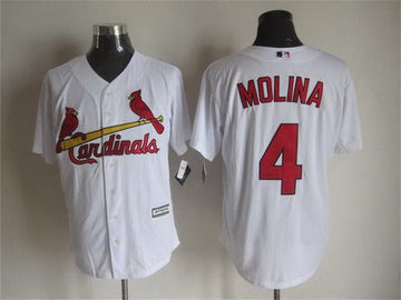 Yadier Molina St. Louis Cardinals white Home jersey