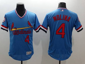 Yadier Molina St. Louis Cardinals blue jersey