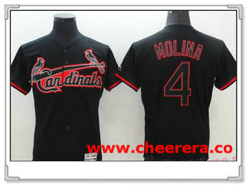 Yadier Molina St. Louis Cardinals black Fashion jersey