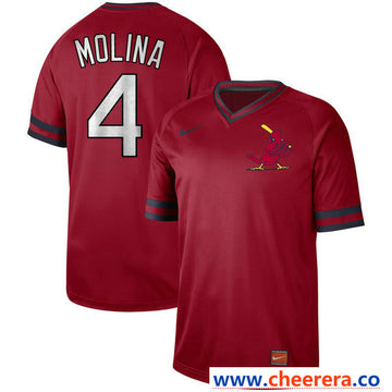 Yadier Molina St. Louis Cardinals red Legend jersey