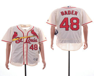 Harrison Bader St. Louis Cardinals cream jersey