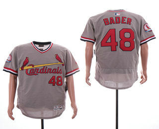 Harrison Bader St. Louis Cardinals grey jersey