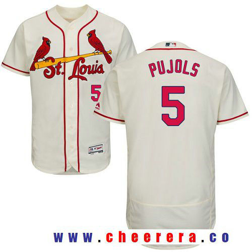 Albert Pujols St. Louis Cardinals cream Alternate jersey