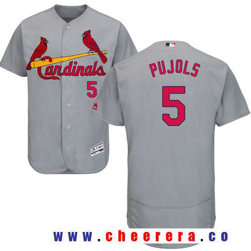 Albert Pujols St. Louis Cardinals gray Road jersey