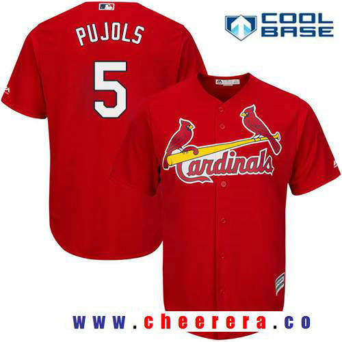Albert Pujols St. Louis Cardinals red Alternate jersey