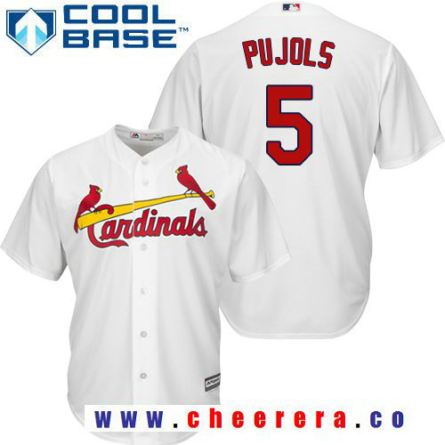 Albert Pujols St. Louis Cardinals white Home jersey