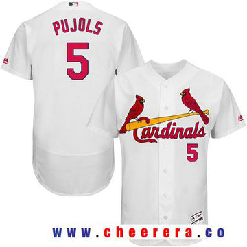 Albert Pujols St. Louis Cardinals white Home jersey