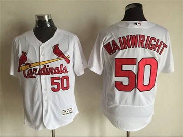 Adam Wainwright St. Louis Cardinals white jersey