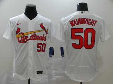 Adam Wainwright St. Louis Cardinals white jersey