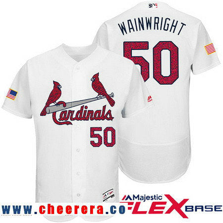 Adam Wainwright St. Louis Cardinals white Fashion jersey