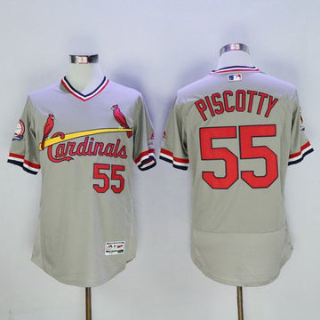 Stephen Piscotty St. Louis Cardinals gray jersey