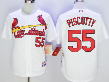 Stephen Piscotty St. Louis Cardinals white jersey