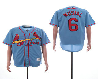 Stan Musial St. Louis Cardinals blue jersey