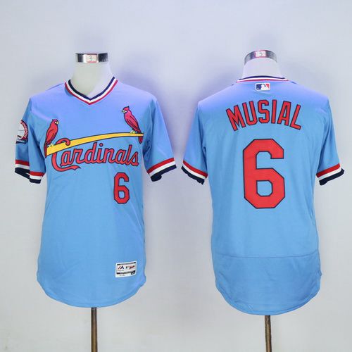 Stan Musial St. Louis Cardinals blue jersey